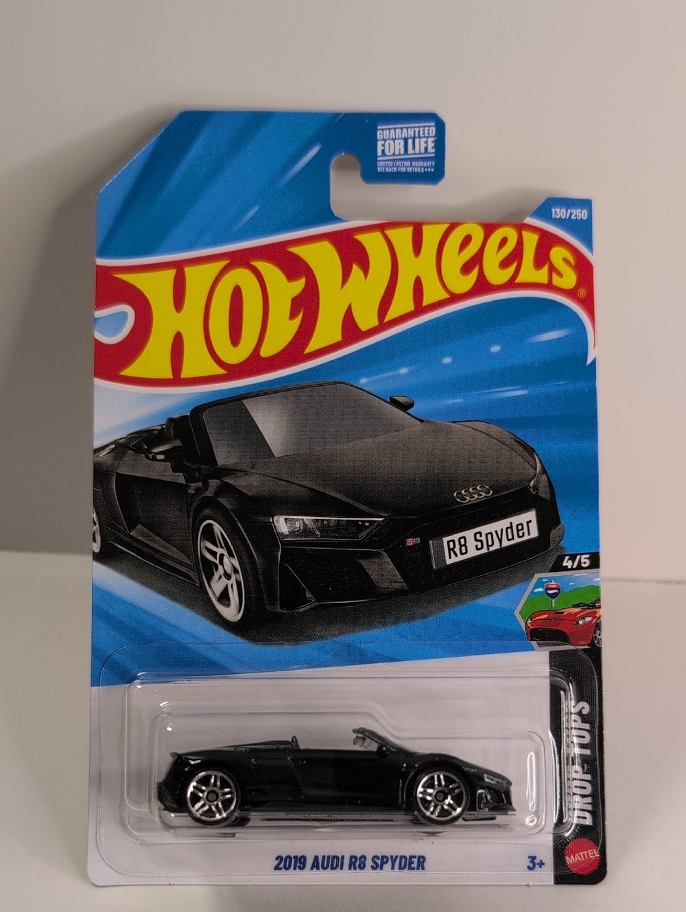 Hot Wheels 2019 Audi R8 Spyder Drop Tops  Case F Mattel NEW Ships In Box